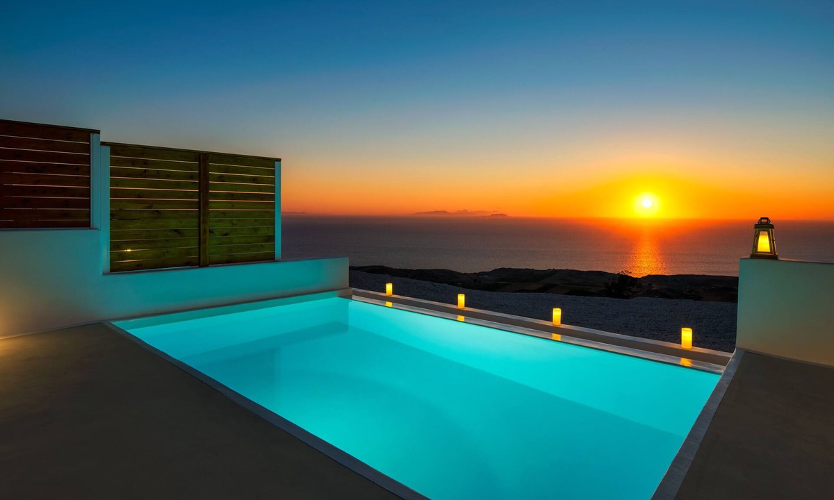 Vourvoulos House | 1 BD Grande Suite with Private Pool & Sea View - Siete Mares Luxury Suites