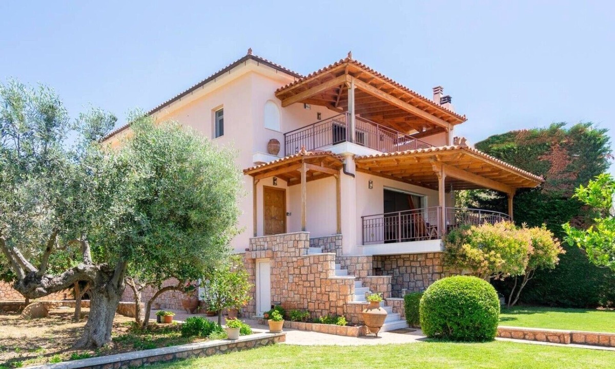 Korfos Villa | 3-Story Villa Pasithea: Beachside/Panoramic Views