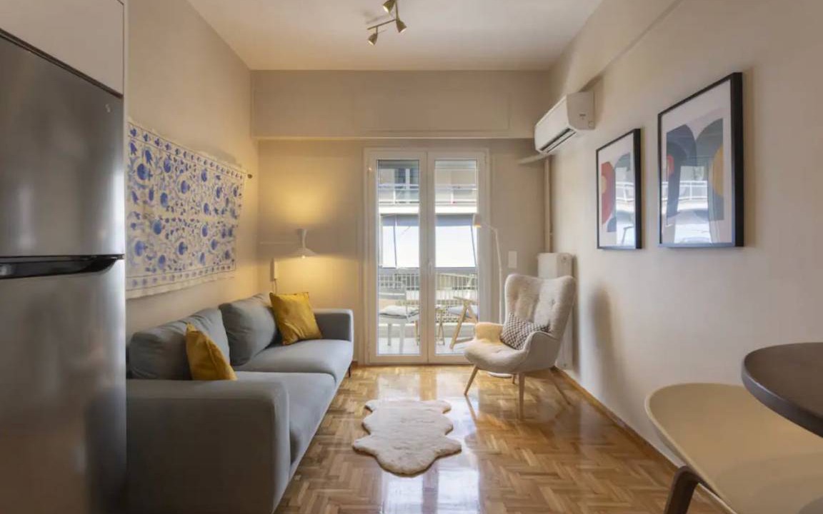 Thissio Apartment | 75 m² Apartment ∙ 2 bedrooms ∙ 3 guests