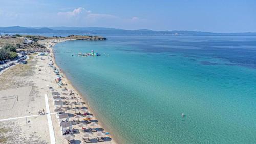 Ormos Panagias Villa | Absolute Beachfront Villa-Grand Sandy Beach