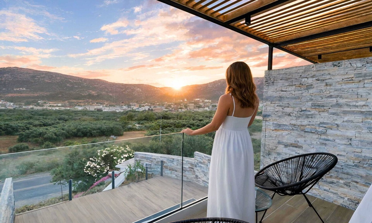 Istron Apartment | Aelia Family Room Sea View & Private Pool