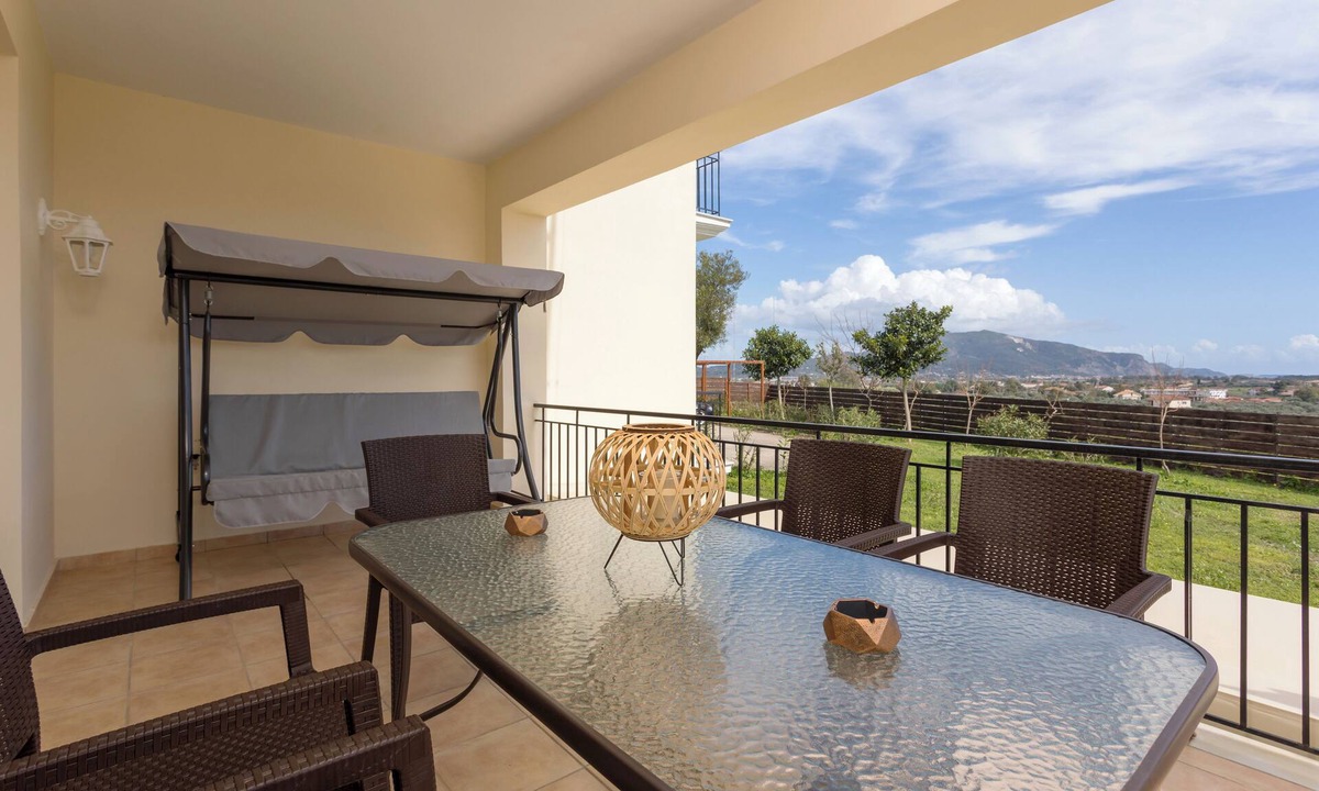 Kalpaki Apartment | Altamira I | 8 Guests | Veranda & Valley Views | Zakynthos