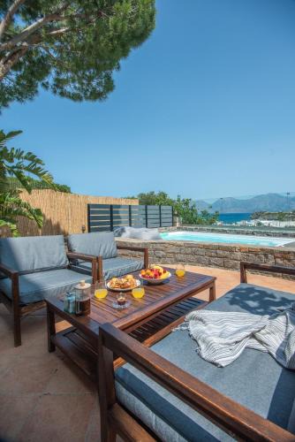 Ammoudara Apartment | Ammoudara Hill Luxury Apartment with Outdoor Jetted Tub and Heated Pool