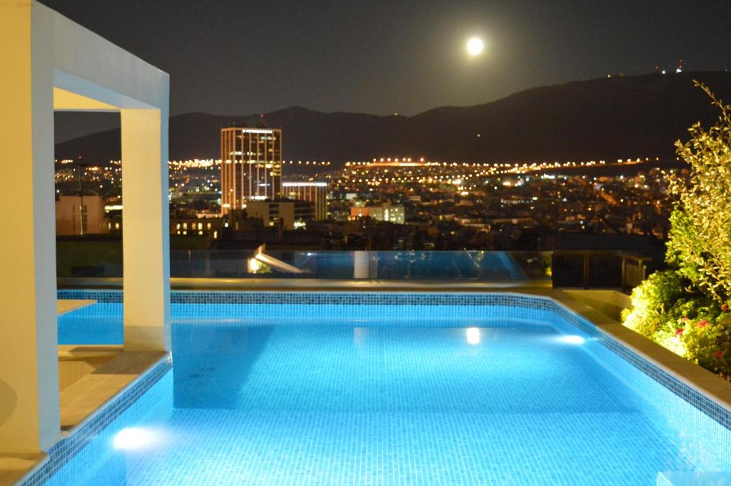 Kolonaki Apartment | Athens Lycabettus Hill Penthouse, Private Roof Garden & Pool