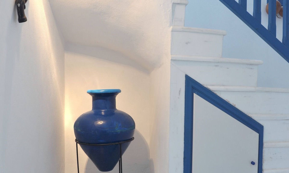 Plaka Villa | Beautiful single villa with two floors surrounded with garden close to the beach