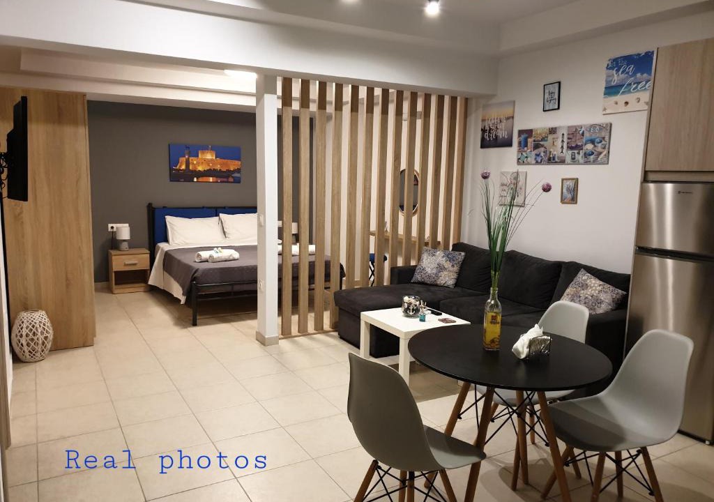 Rhodes Town Apartment | blue - comfy center rodos