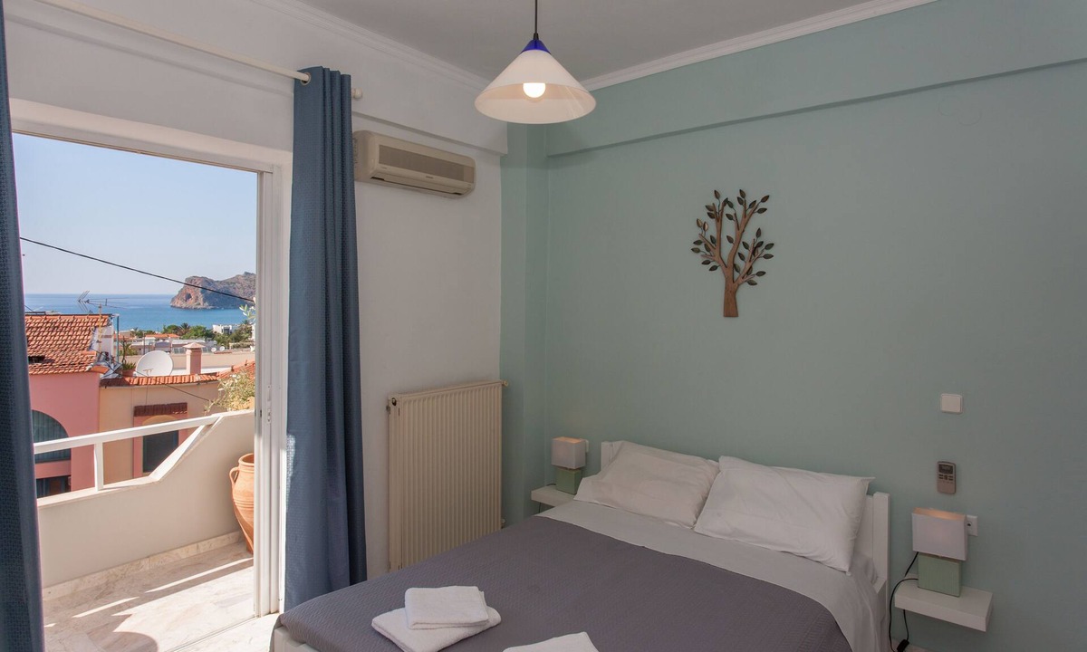 Agia Marina Apartment | Blue Lagoon - Spacious & Serene apt with Sea View