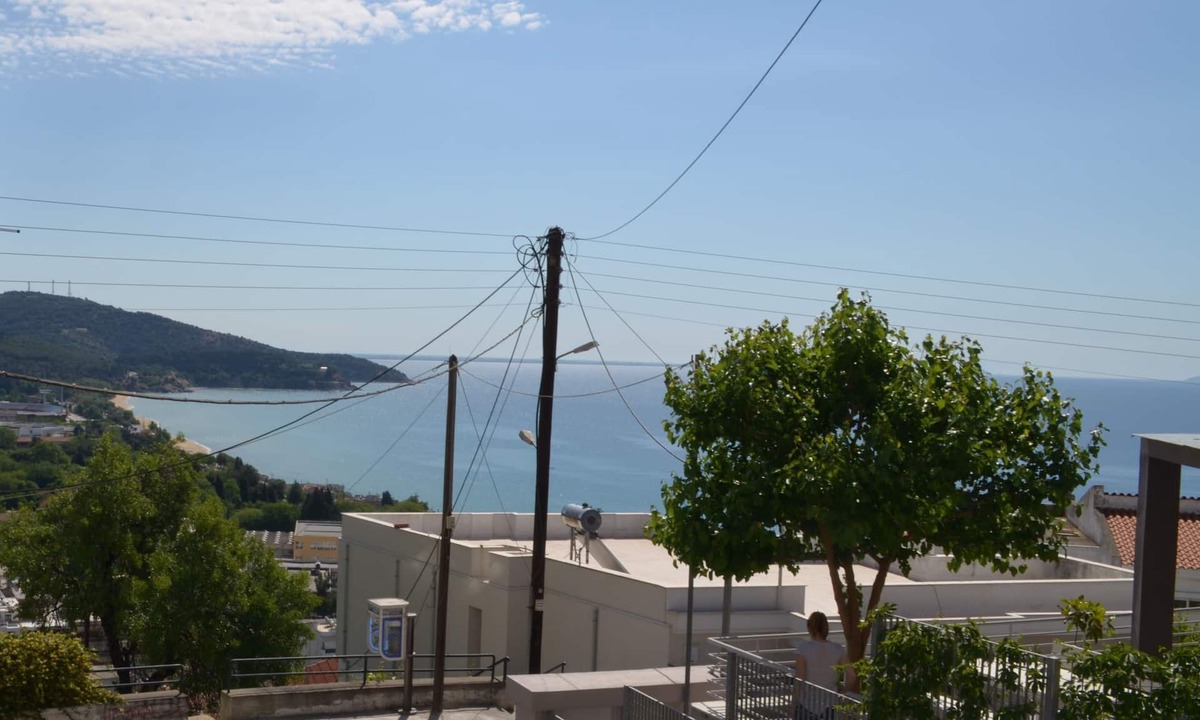 Kavala Apartment | Charming clean and spacious family apartment with view to the sea and forest