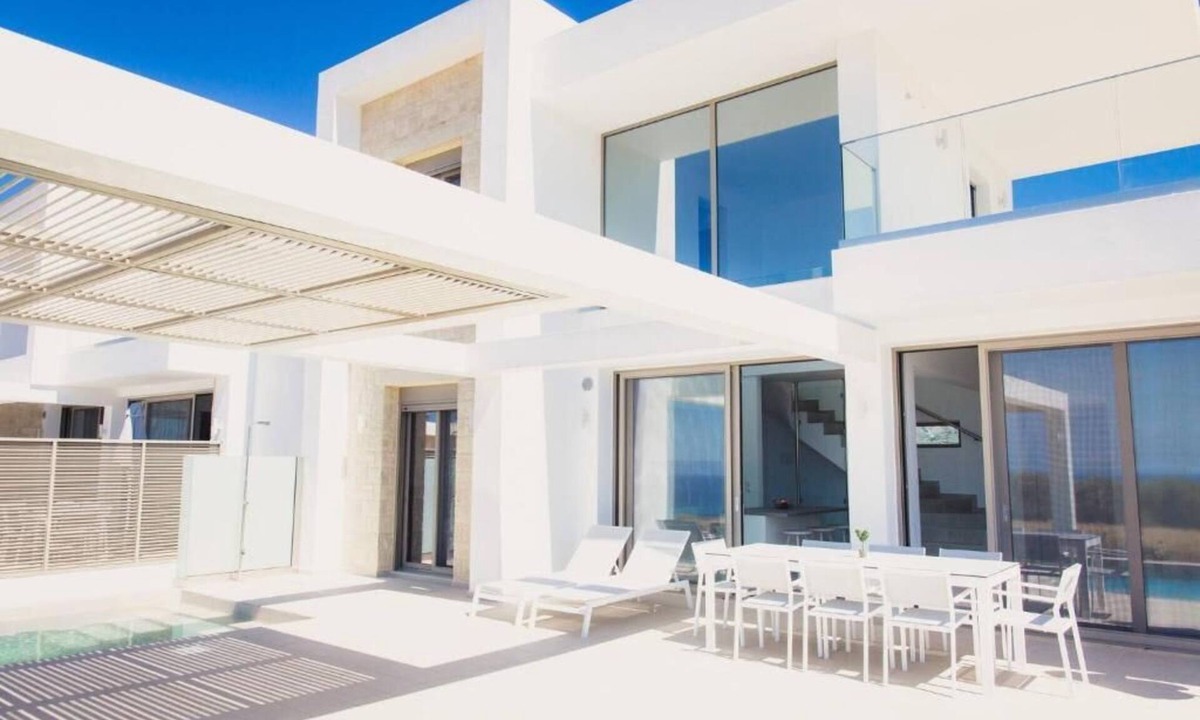 Adelianos Kampos Villa | Contemporary Hillside Villa with Private Pool
