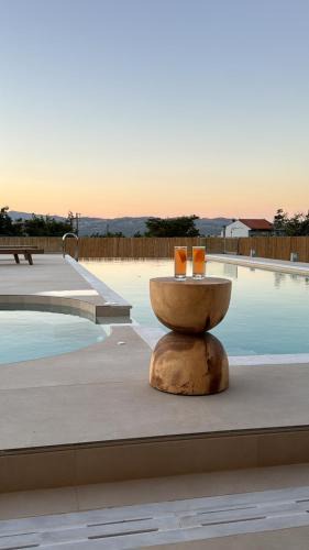 Gortyna Villa | Ergini country villa with bio infinity pool & spa