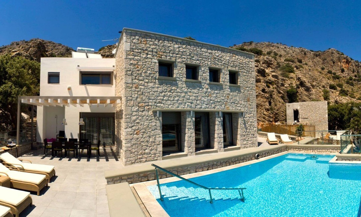 Pefkos Villa | Executive Rhodes Villa | Villa Passithea | 3 Bedroom Villa + studio with Sea.