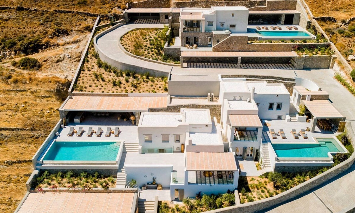 Paros Villa | Exquisite Paros Villa | Villa Diamond | 9 Bedrooms | Breathtaking Sea Views and.