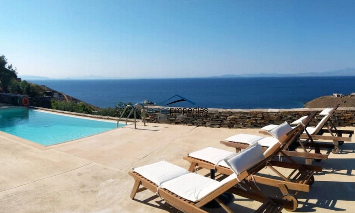 Kea Villa | Family villa with a swimming pool and amazing sea view