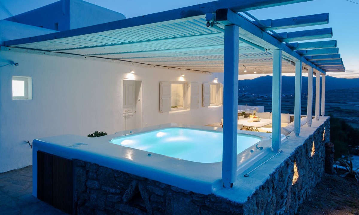 Xilokeratidi House | Holiday Home 'Villa Lea 1 Mykonos ' with Private Pool, Wi-Fi and Air Conditioning