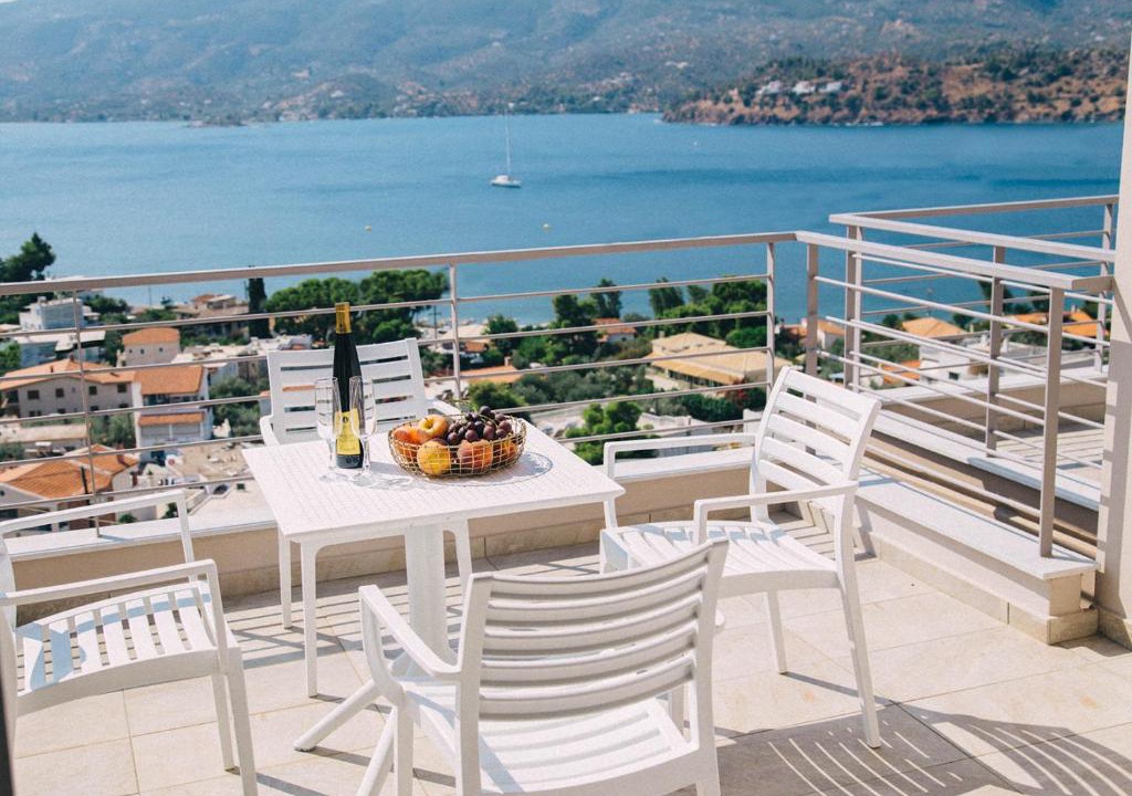 Poros House | Kalavria Luxury Suites - magnificent sea view of Poros