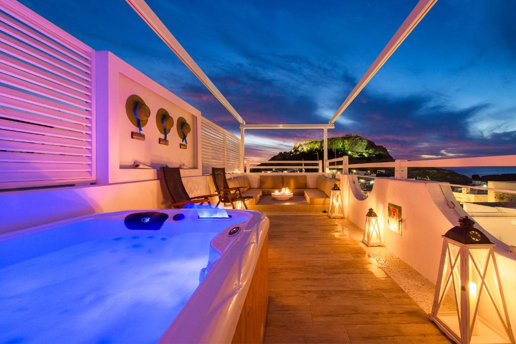 Lindos Villa | Lindos Allure Villa with Jacuzzi and Acropolis view!