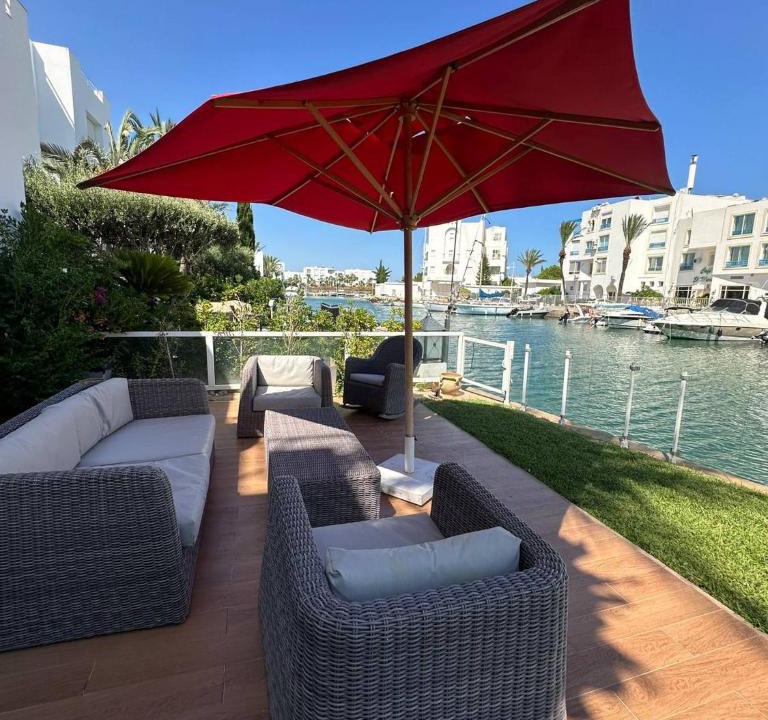 Yasmine Apartment | Luxurious 5-Bedroom Villa with Marina Views in Yasmine Hammamet