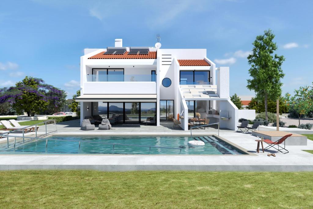 Kallithea Villa | Maison A Rhodes with 66m2 heated pool on a 4800m2 plot