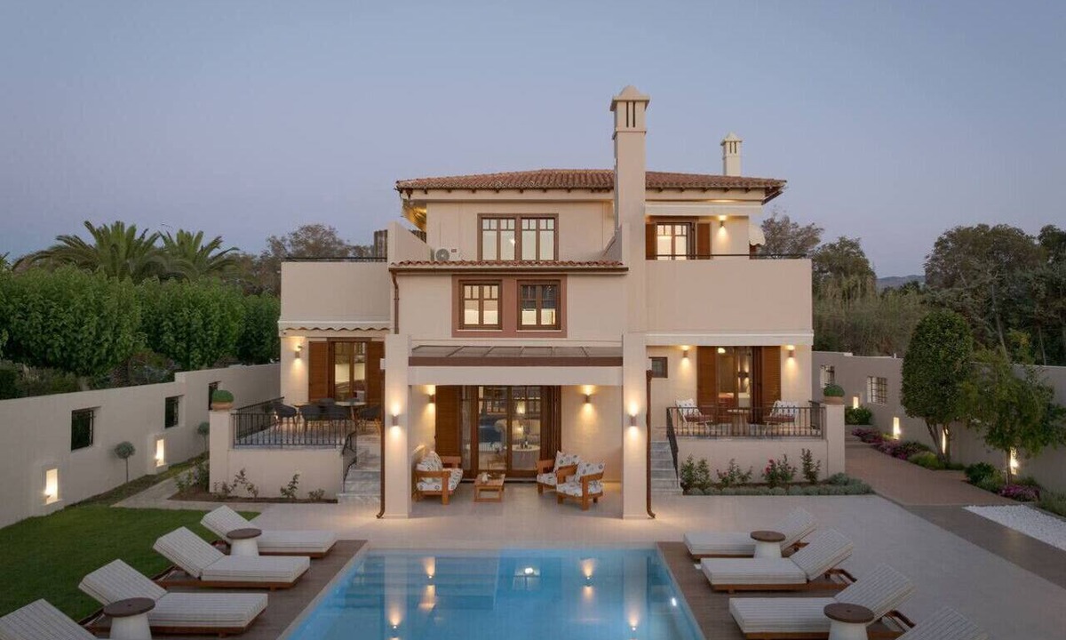 Pigianos Kampos Villa | New Family Villa w/Private Pool, Walk to the Beach