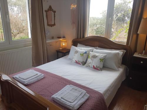 Ano Korakiana Apartment | Olgas Cozy Nest Corfu retreat garden near Dassia