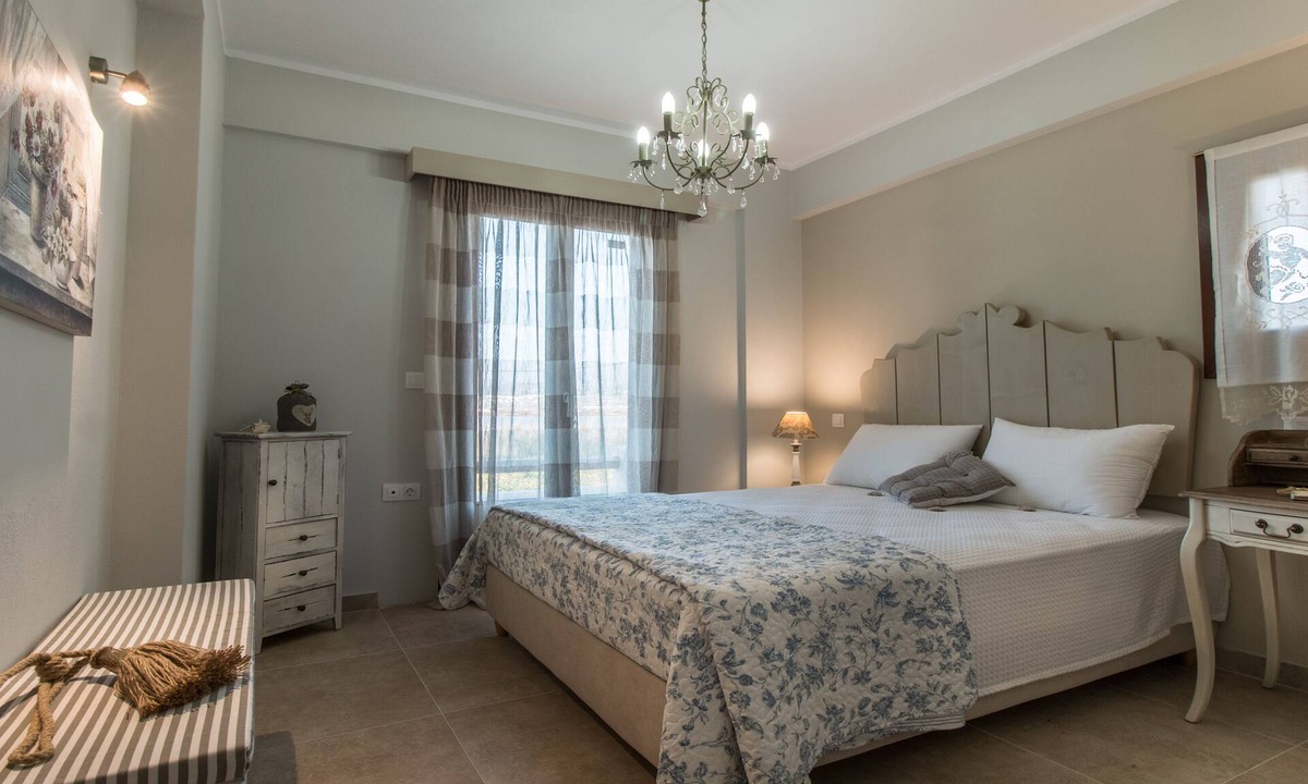 Agios Prokopios Apartment | One-Bedroom Apt with Side Sea View, Ground Floor - Gratsias Luxury Apartments