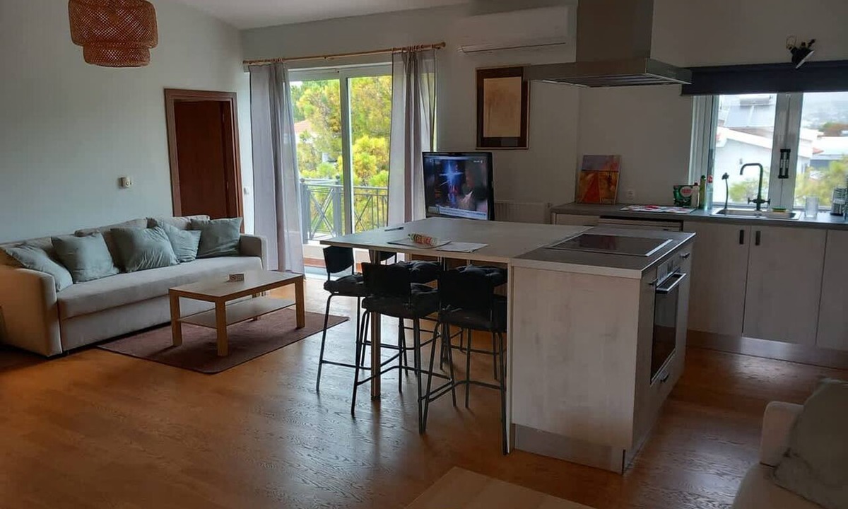 Paiania Apartment | Pavlos Loft - Garden Views Terrace in Leontari