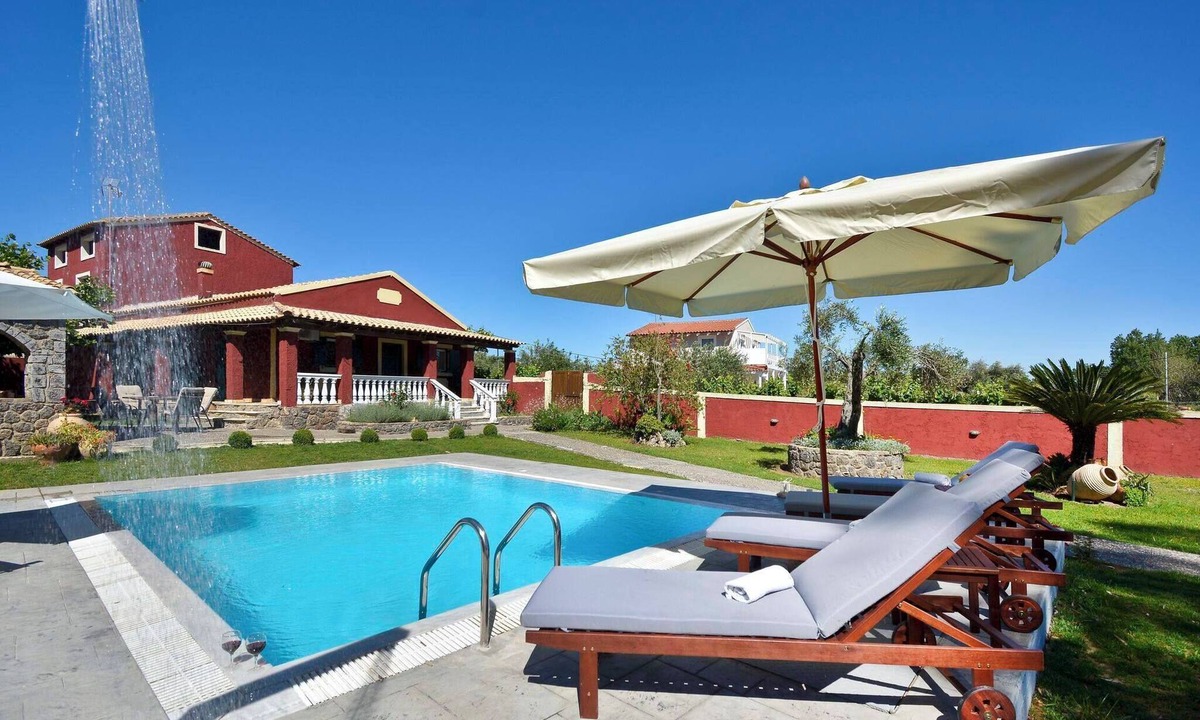 Chalikounas Villa | Pavlos Sofia Villa Chalikounas with Sea View, Garden, Terrace & Wi-Fi