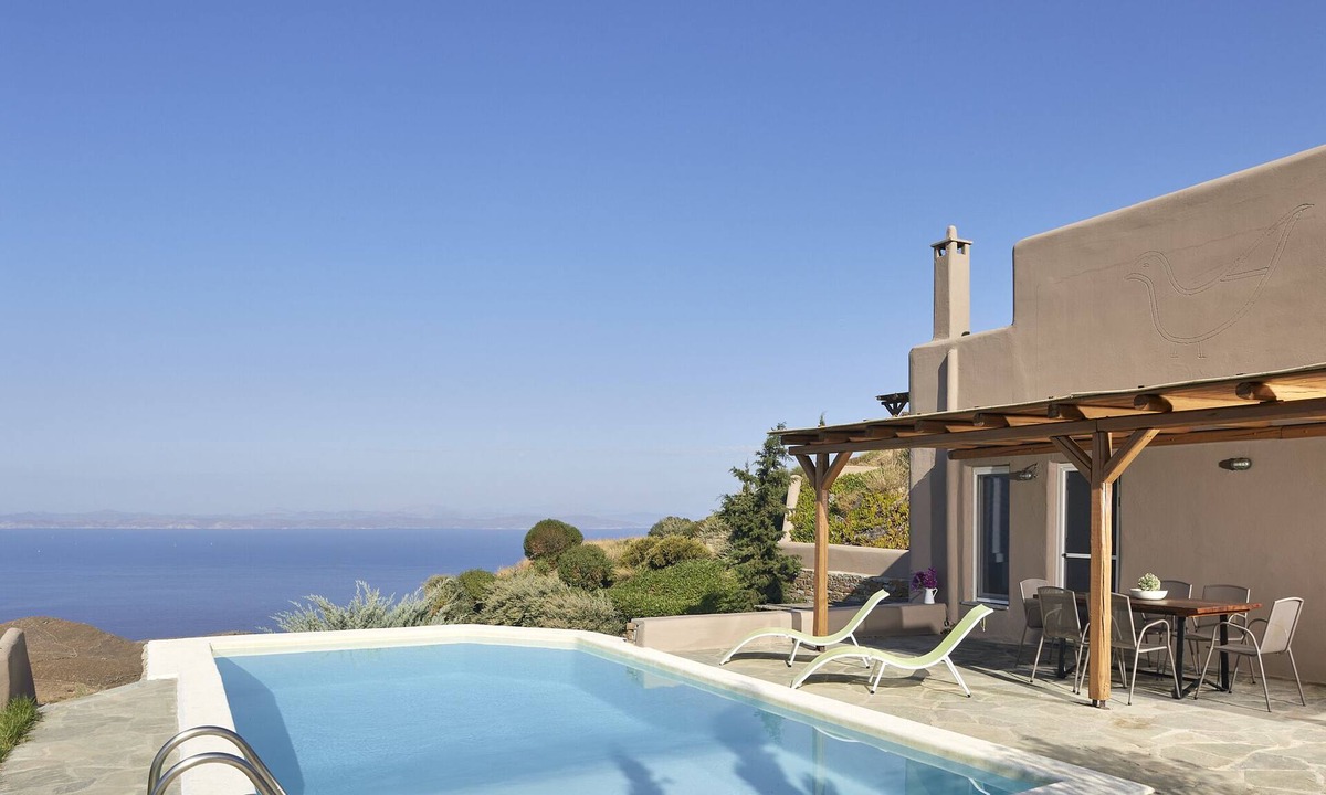 Kea House | Pool House-Newly built residence in the closest Cycladic Island to Athens