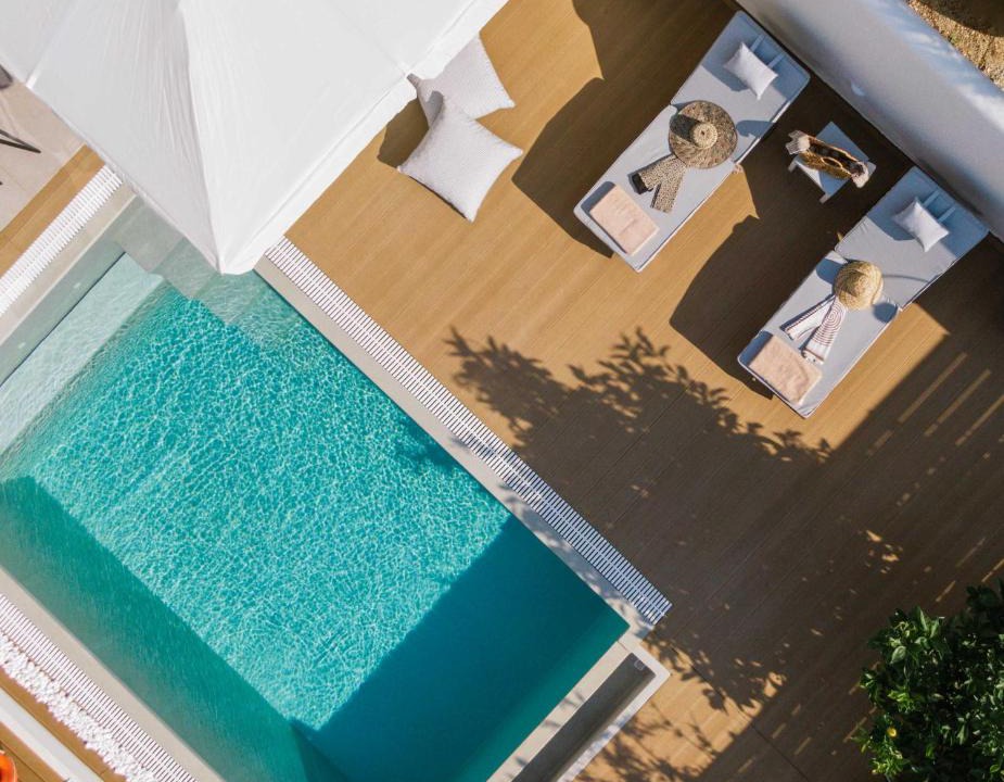 Matala Villa | Sea View Luxury Villa White in Blue