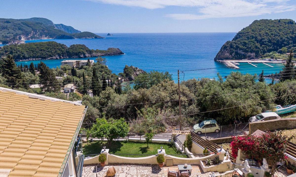 Lakones Apartment | Studio Apartment "Angela 4" with Sea View, Shared Pool & Wi-Fi