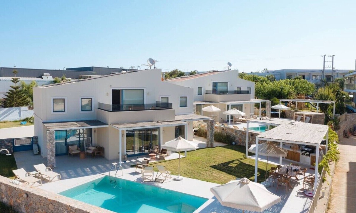 Kavros Villa | Twin Villas W/2 Heated Pools, 5 min Walk To Beach