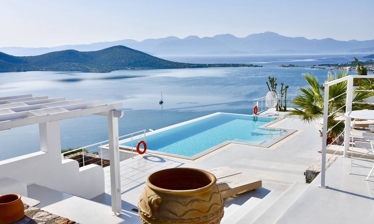 Elounda Villa | Unique villa with breathtaking sea view : Emotion Art Villa