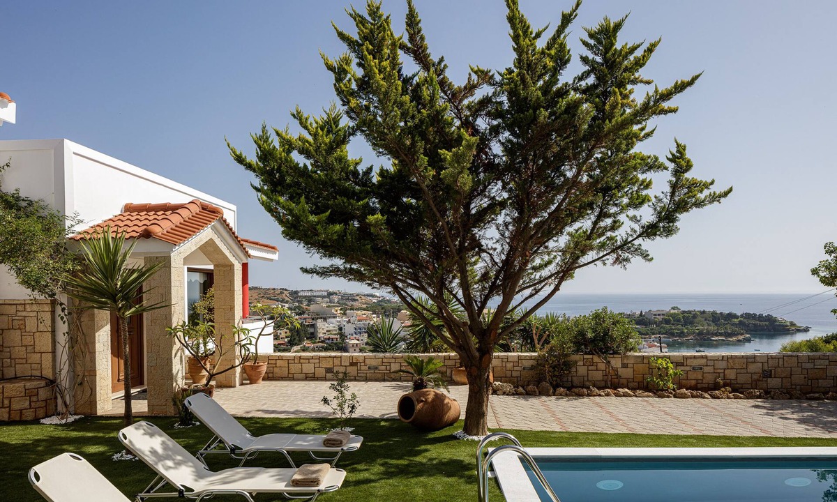 Agia Pelagia Villa | Veranda Sea View Villa, a Serene Sanctuary within walking distance to the beach