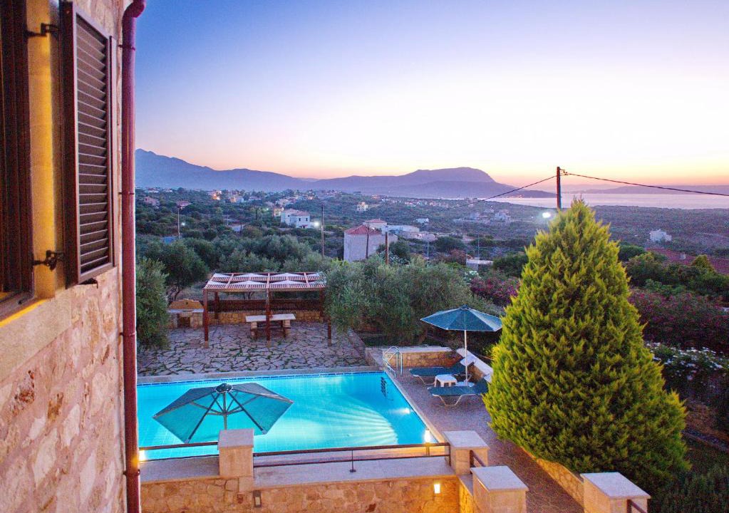 Kokkinon Khorion Villa | Villa Afrati Sea Views Pool AC