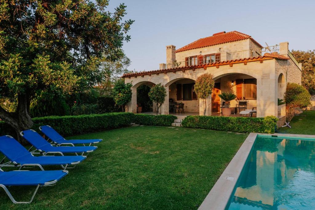 Prines Villa | Villa Arianna With Breathtaking View Near Rethymno
