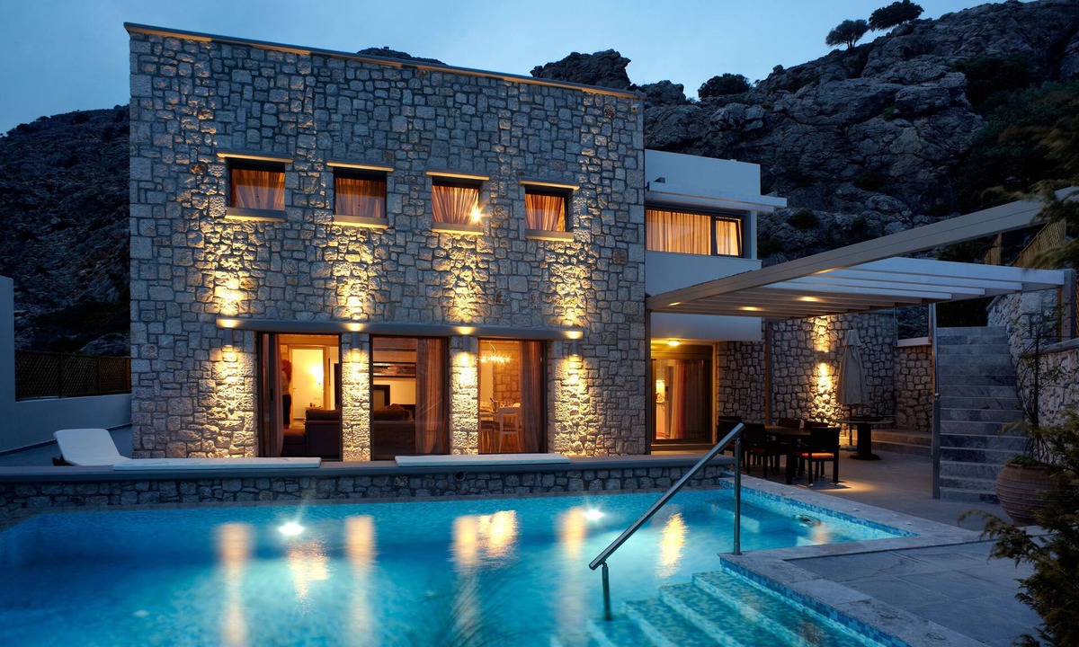 Prassonissi Villa | Villa Armonia, Exclusive 4 bedroom villa with private heated pool