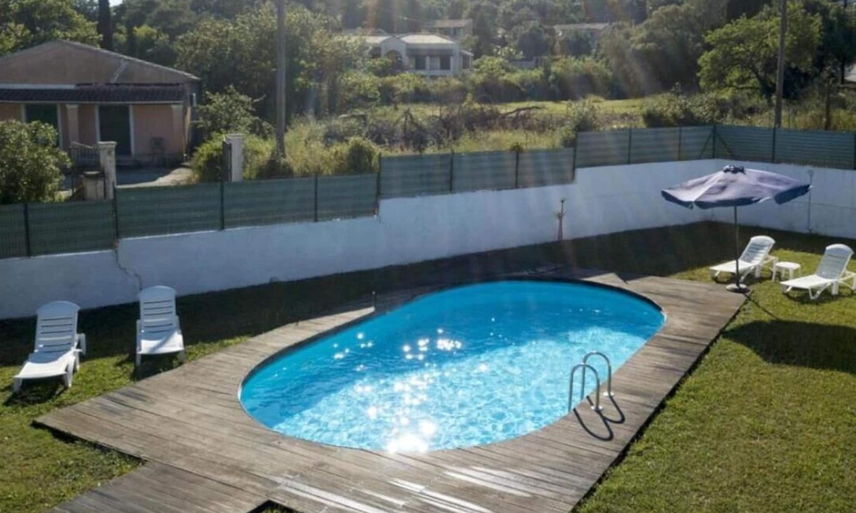 Liapades Villa | Villa 'Corfu Twins' with Mountain View, Wi-Fi and Air Conditioning