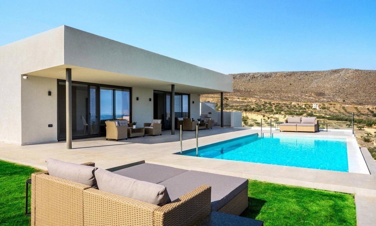 Gournai Villa | Villa in Gournes with Private Pool & Sea Views