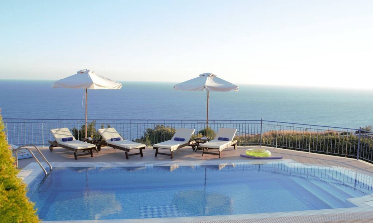 Plateies Villa | Villa Odysseus, Boundless Sea and Mountain Views With Private Swimming Pool