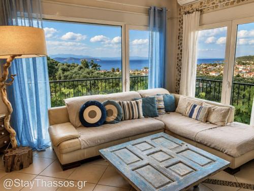 Thasos Town House | Villa Panoramic Seaview