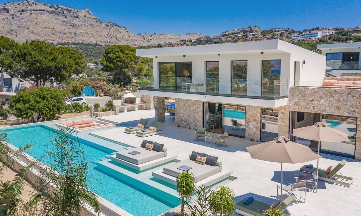 Pefkos Villa | Villa Pefkos Cove by Villa Plus