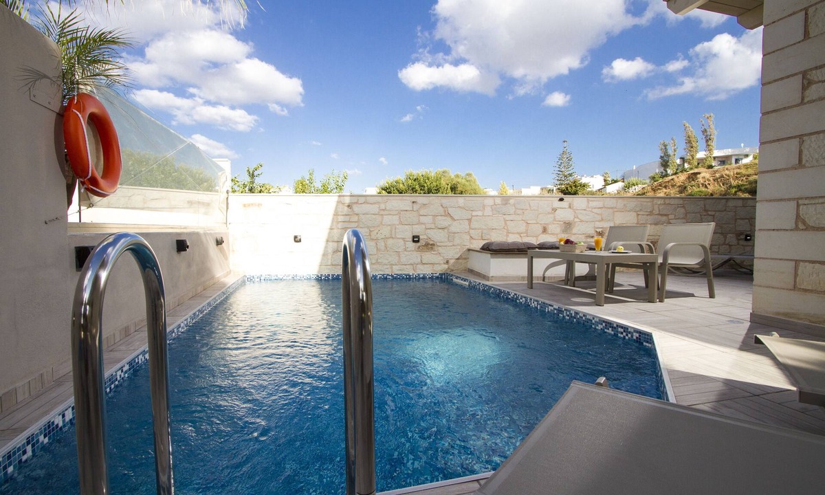 Kato Stalos Villa | Villa Sirocos, Private eco pool, near the beach