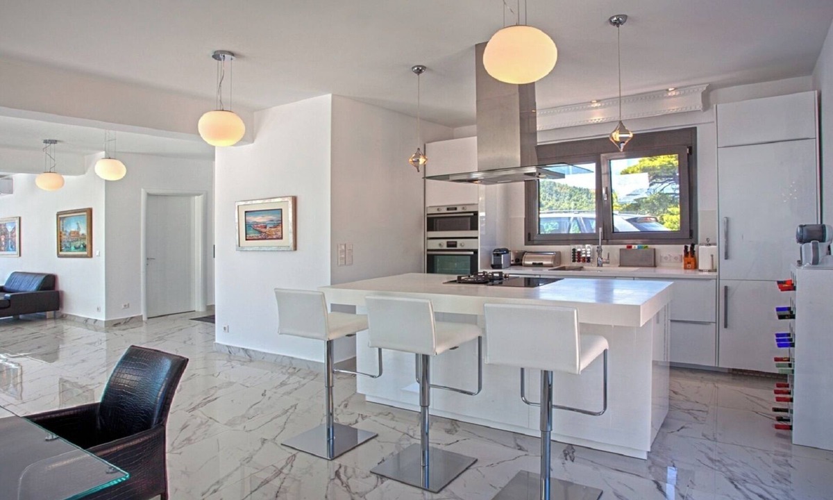 Sarti Villa | Villa with private pool and breathtaking views of the sea and Mount Athos