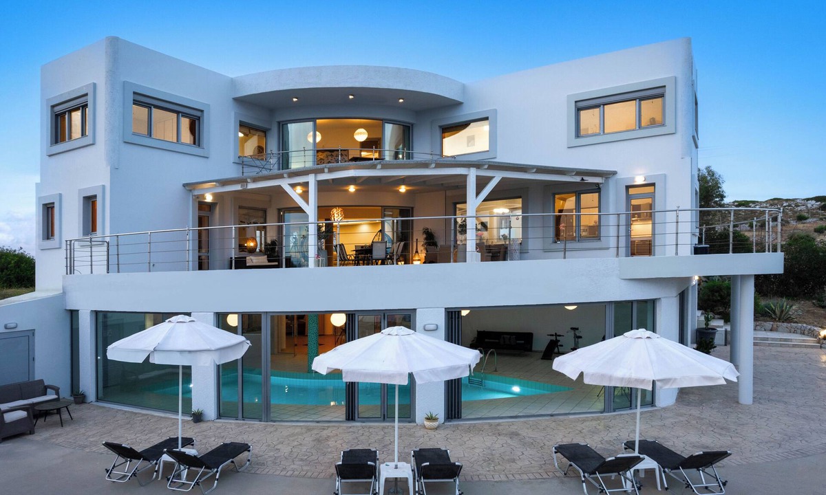 Kallithea Villa | Villa Zafira - Lux. Seaview Manor - Kallithea Hill