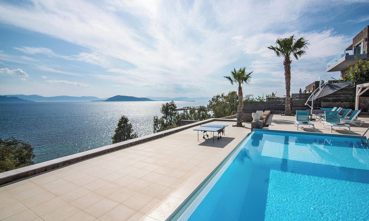 Aegina Villa | Welcome to Red Rock Villa, a serene seafront retreat for pure relaxation