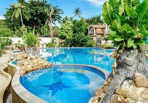 3 Bed Villa Beach Front Resort Tg21 in Bo Phut
