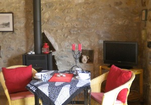 Amygdalia, a Stone House, a quiet landscape. Leonidion 45m2