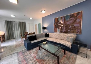 Blue Spacious Flat wt Parking nr Marousi Hospitals, by PromosHomes
