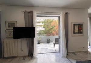 Blue Spacious Flat wt Parking nr Marousi Hospitals, by PromosHomes