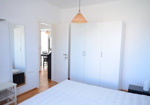 Bright one floor apartment 300 m from the beach